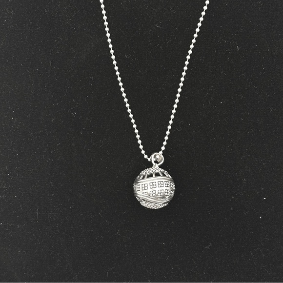 Lagos 925 Sterling Silver Ball Pendant Necklace - Picture 2 of 10